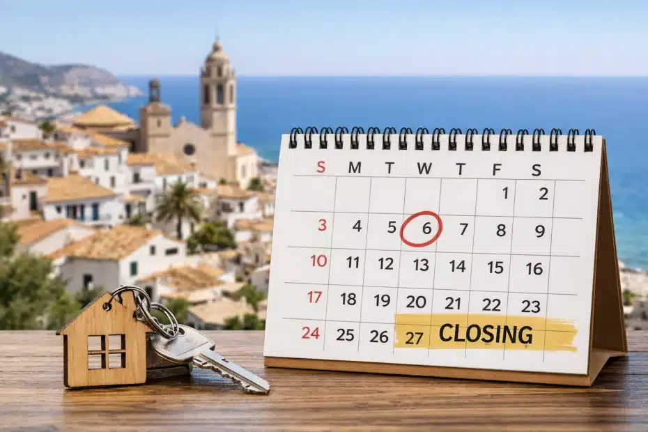 how long does it take to buy property in Spain.